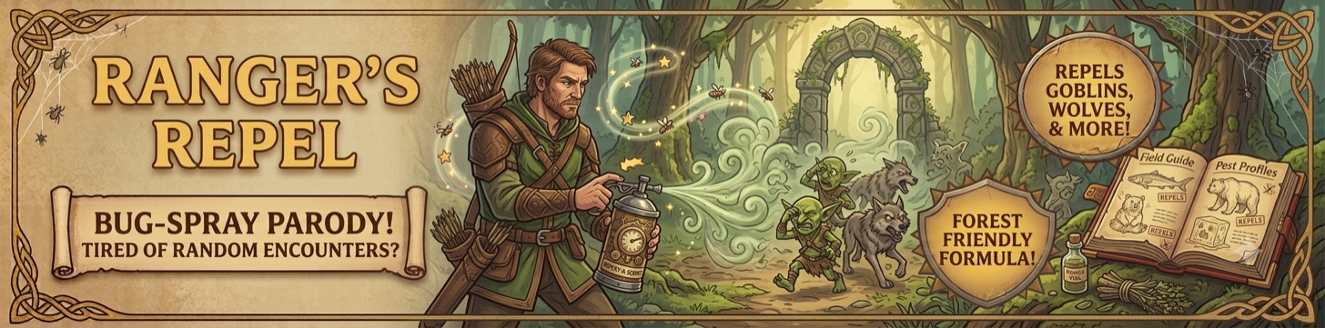 Ranger's Repel — tired of random encounters?